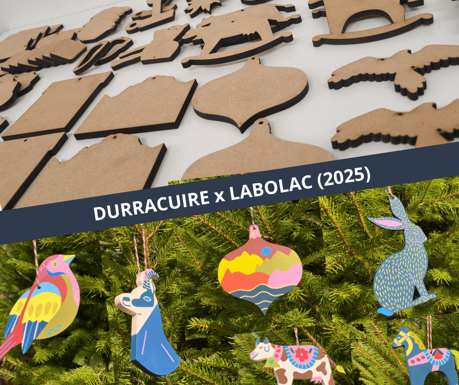 Durracuire : Découpe laser ornement Noël 2025